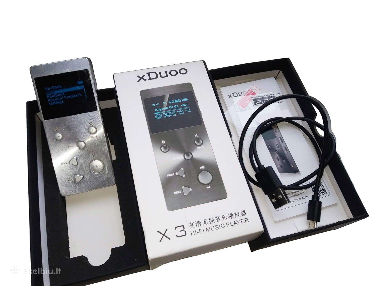 Xduoo X3 Hi-fi muzikos grotuvas