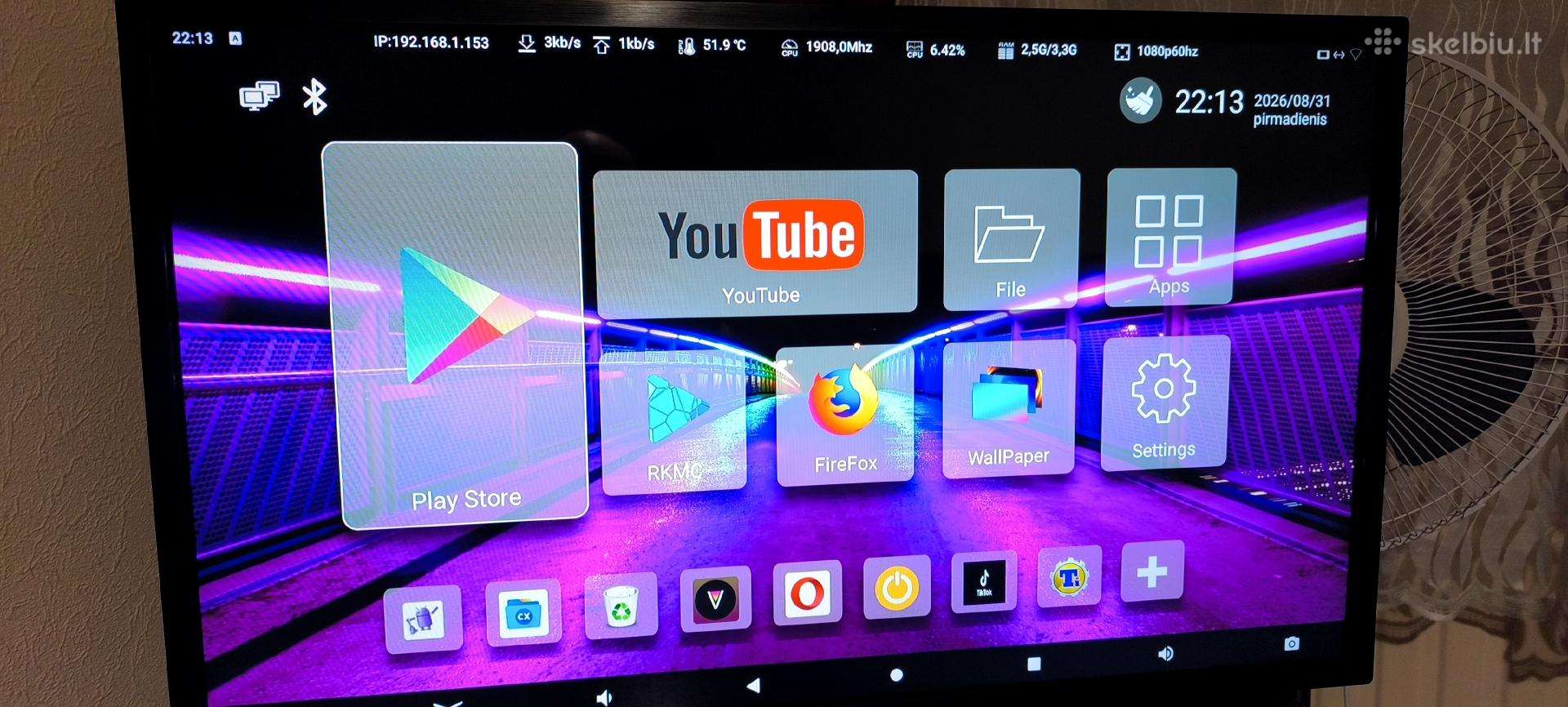 Vontar x3 4gb RAM/32gb (naudotas)