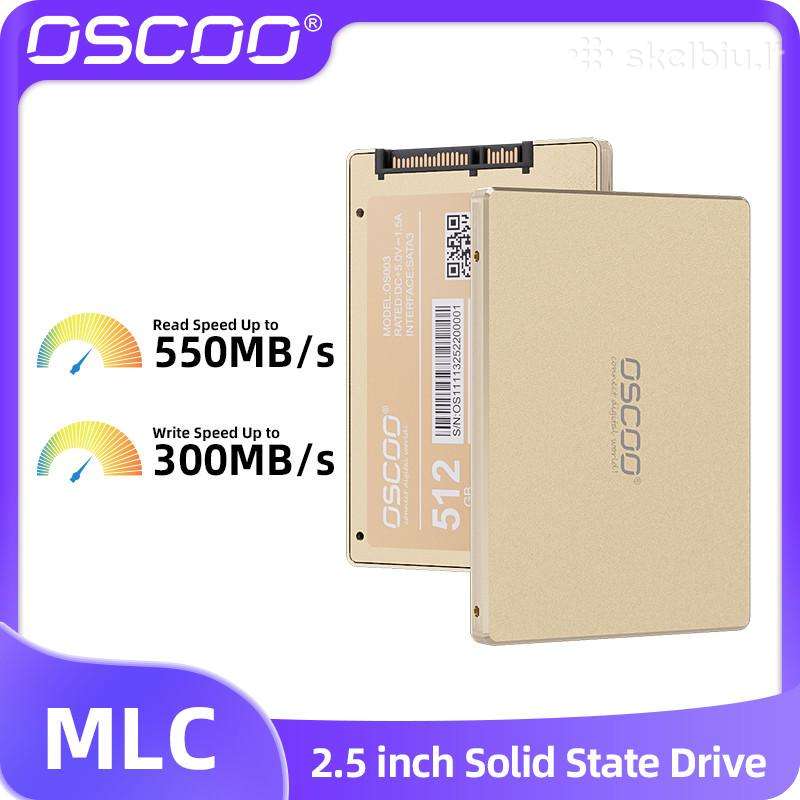 SSD 2.5" diskas Oscoo 512gb Mlc