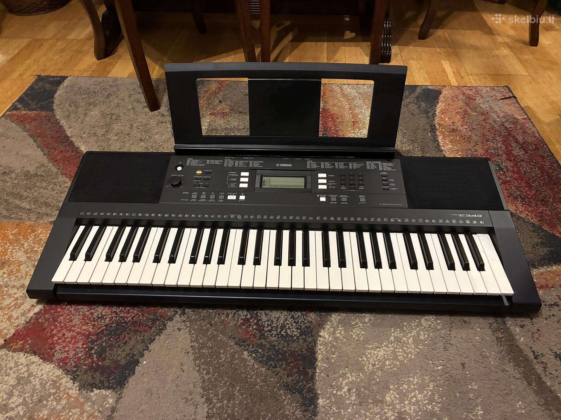 Yamaha Psr E343 elektrinis pianinas
