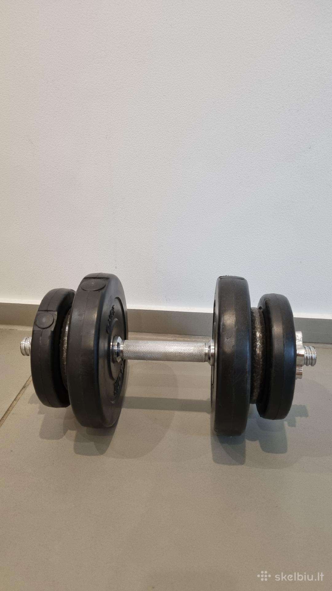 Surenkamas hantelis 12.5 kg