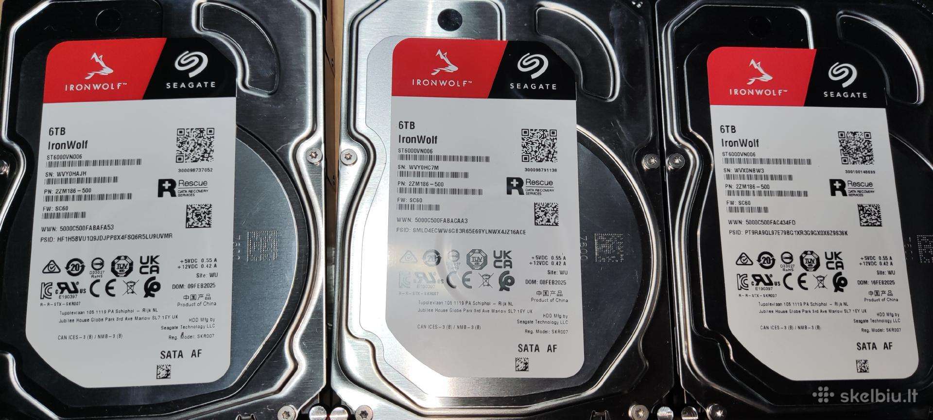 Wd Red, Ironwolf, Synology - Papildyta 2026.09.01