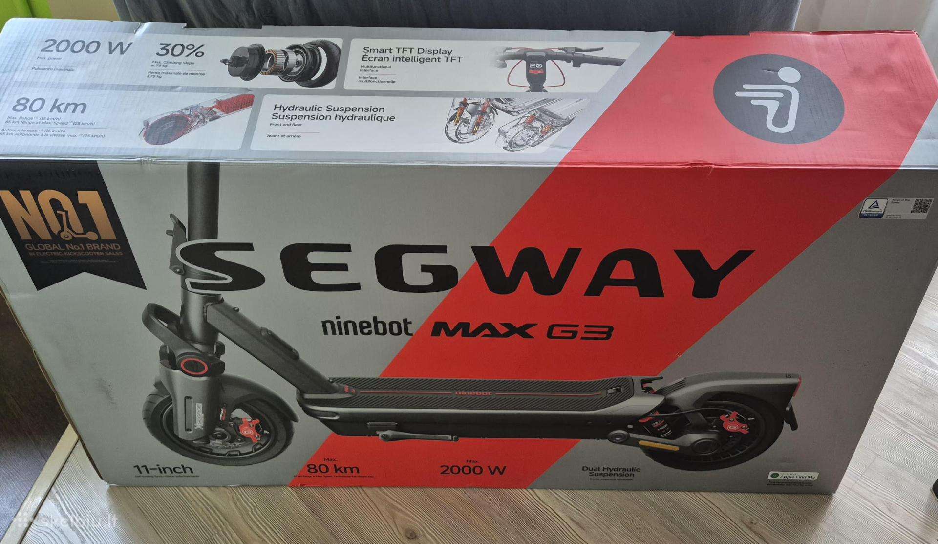 Elektrinis paspirtukas Nibebot Segway Max G3 E