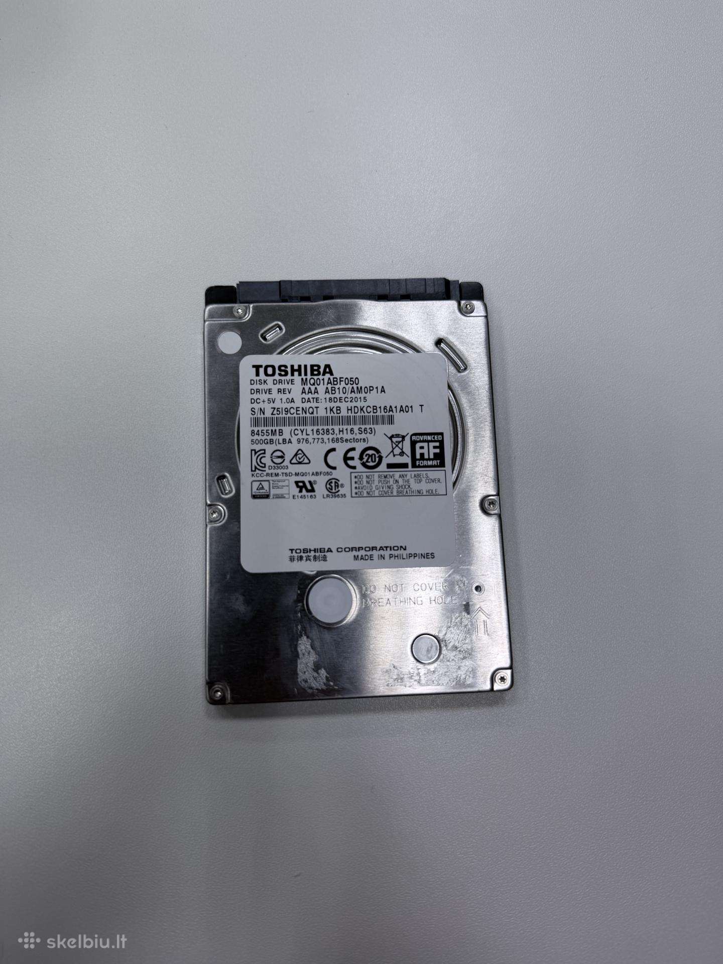 HDD Sata 2.5 500 GB Toshiba