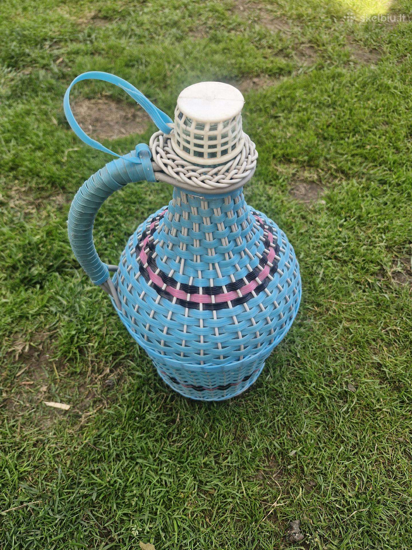 Pintas stiklinis demižonas (butelis), 5l