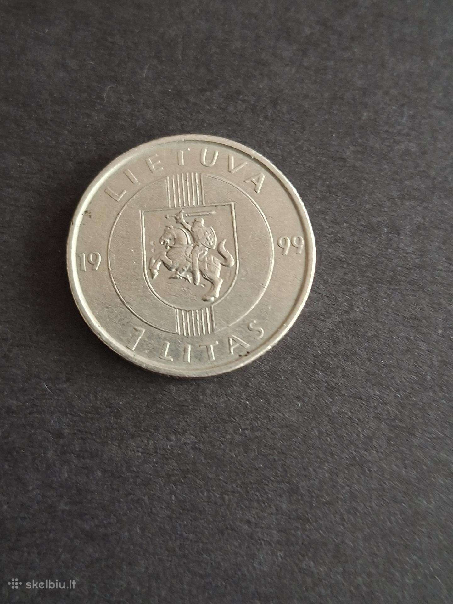 1 lito moneta Baltijos keliui 10