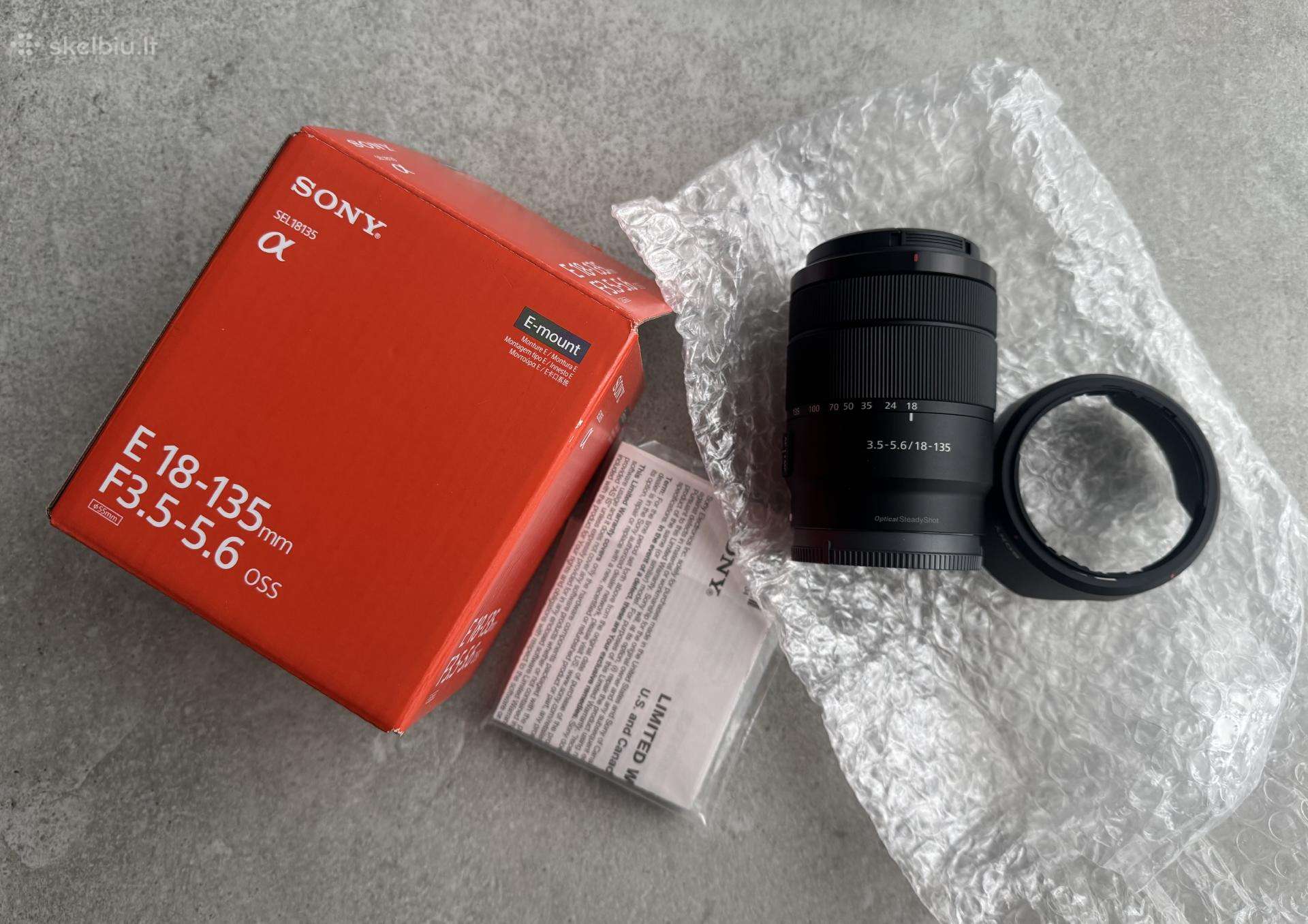 Sony E 18-135mm f/3.5-5.6 Oss