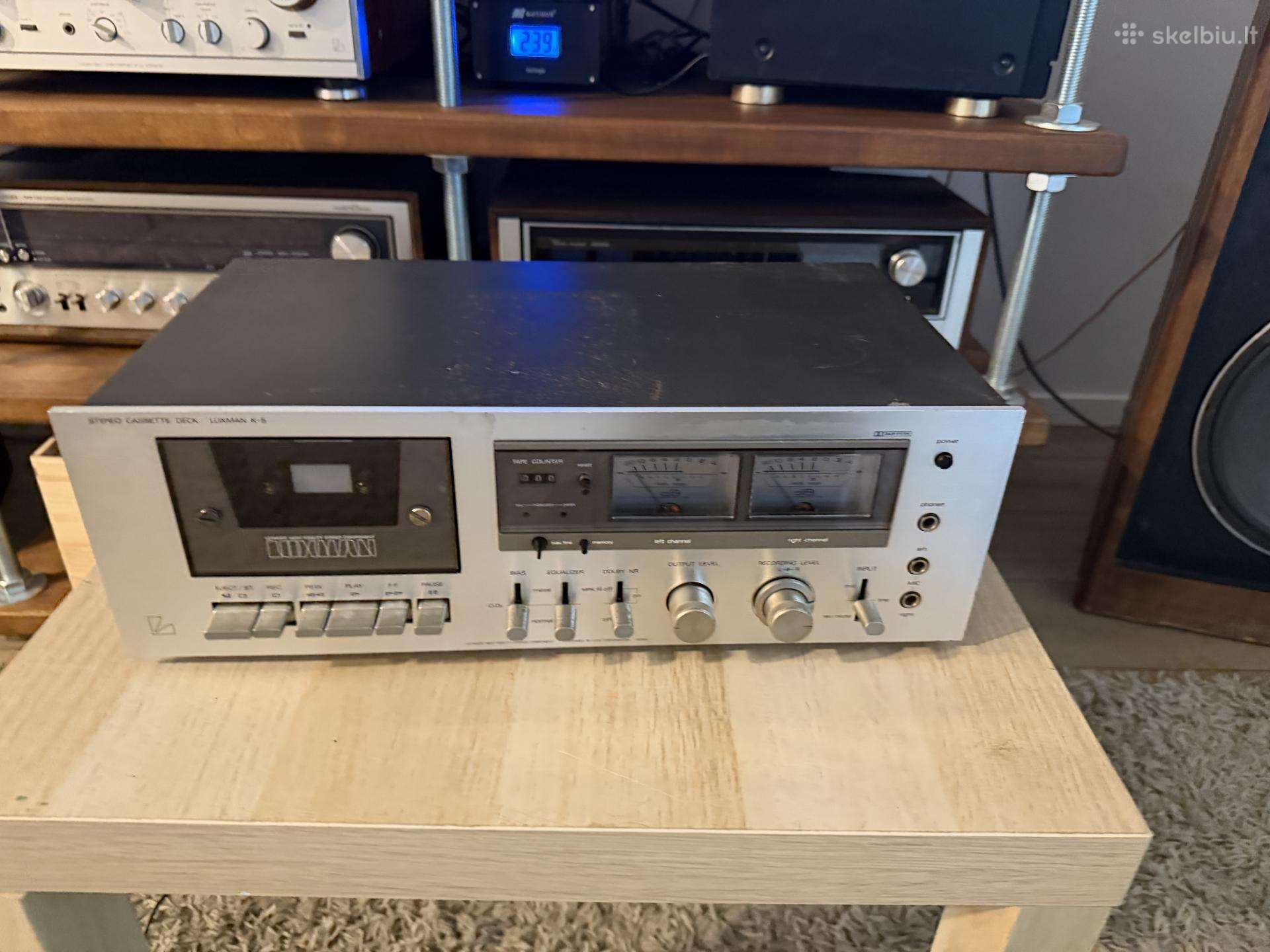 Kasetinis magas Luxman K5 remontui