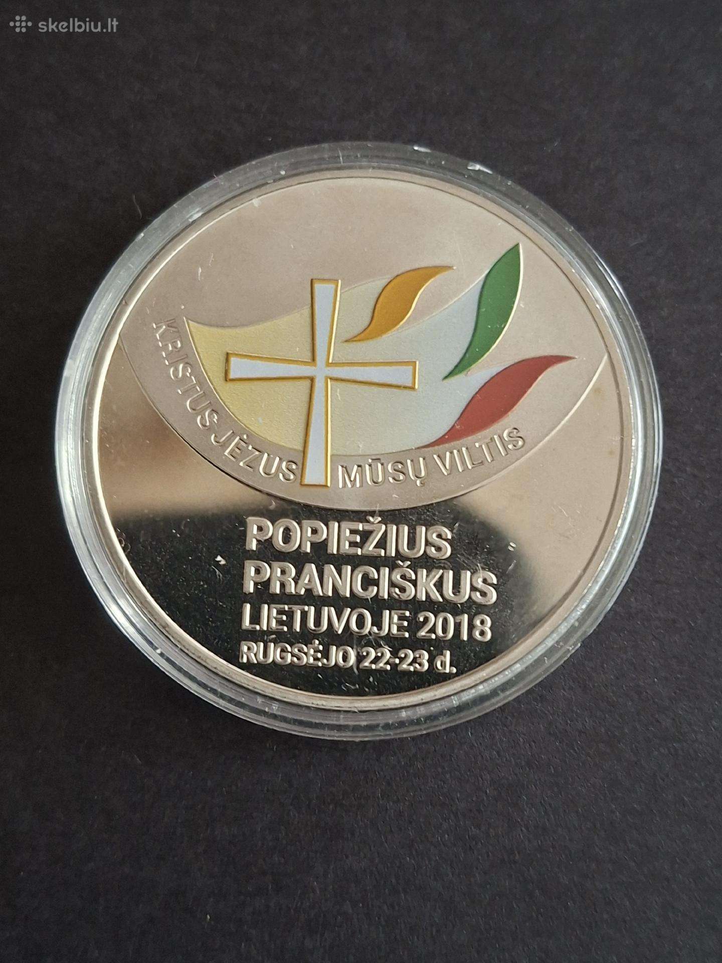 Medalis Popiežius Pranciškus Lietuvoje 2018