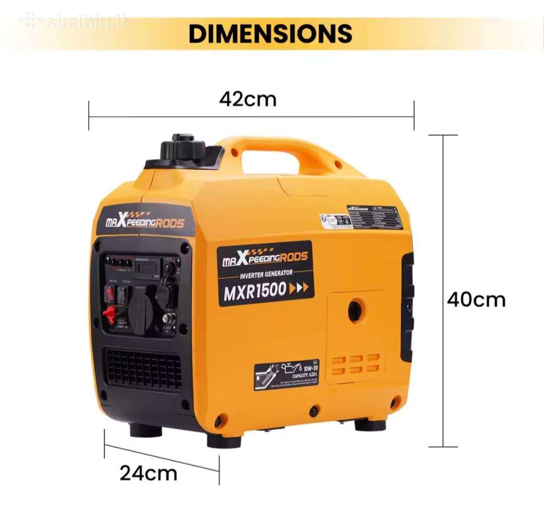 Inventorinis mini generatorius Mxr1200w.
