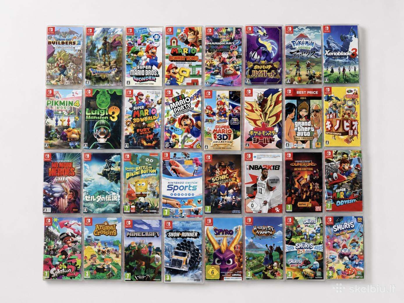 Nintendo Switch žaidimai (Lite, V1, V2, Oled, 2)