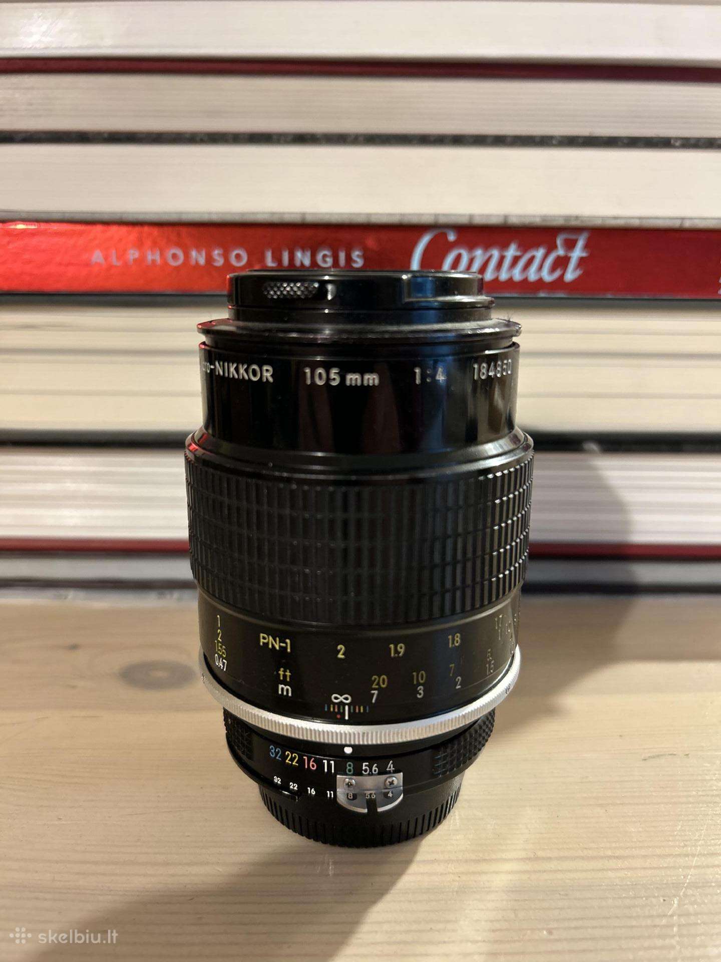 Nikon makro objektyvas Micro-nikkor 105mm f/4 Ai
