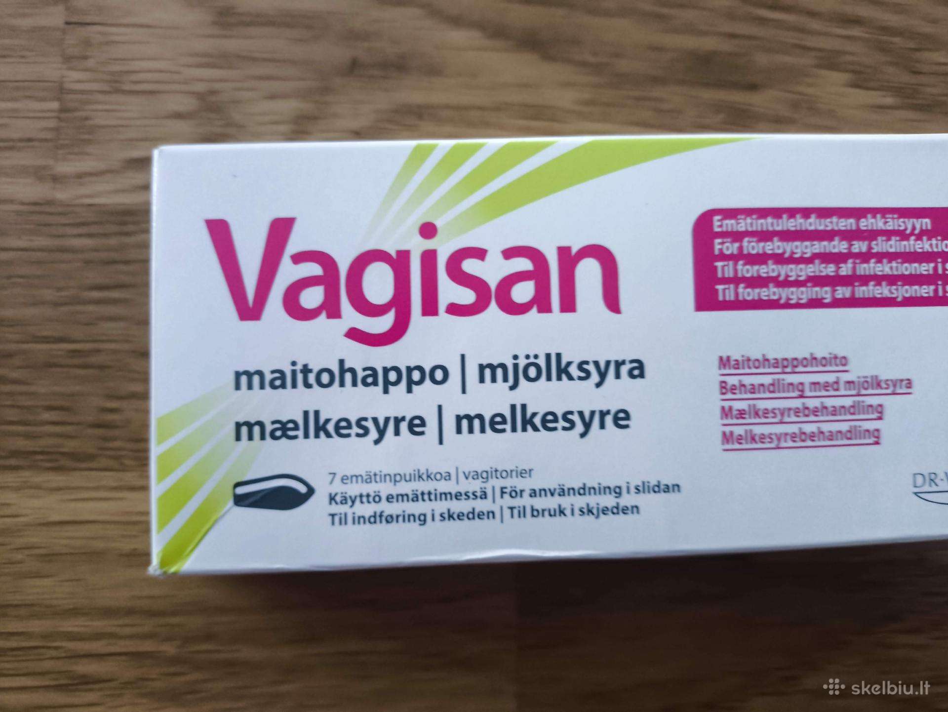 Vagisan žvakutės natūraliai terpei palaikuti