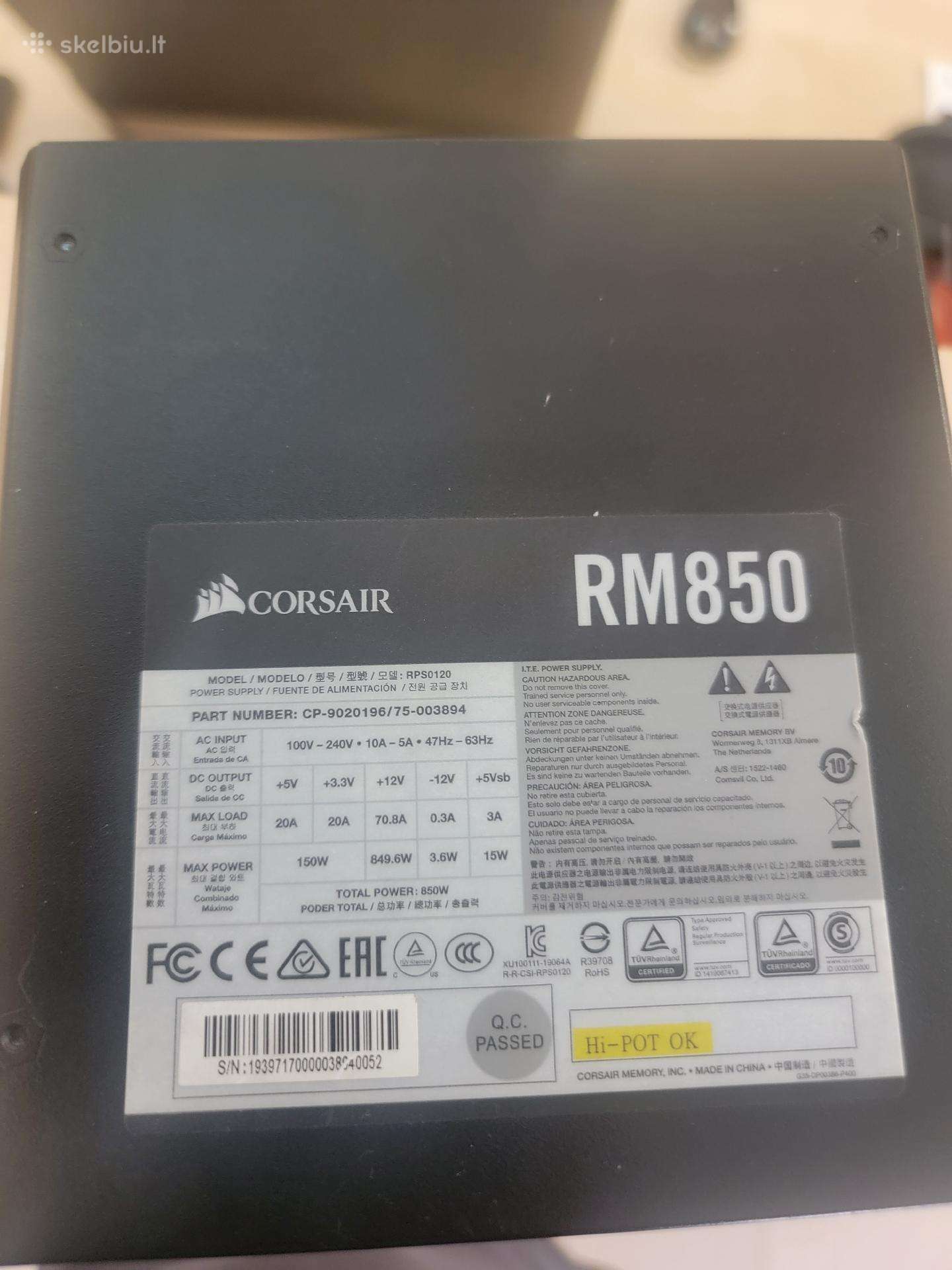 Corsair Rm850