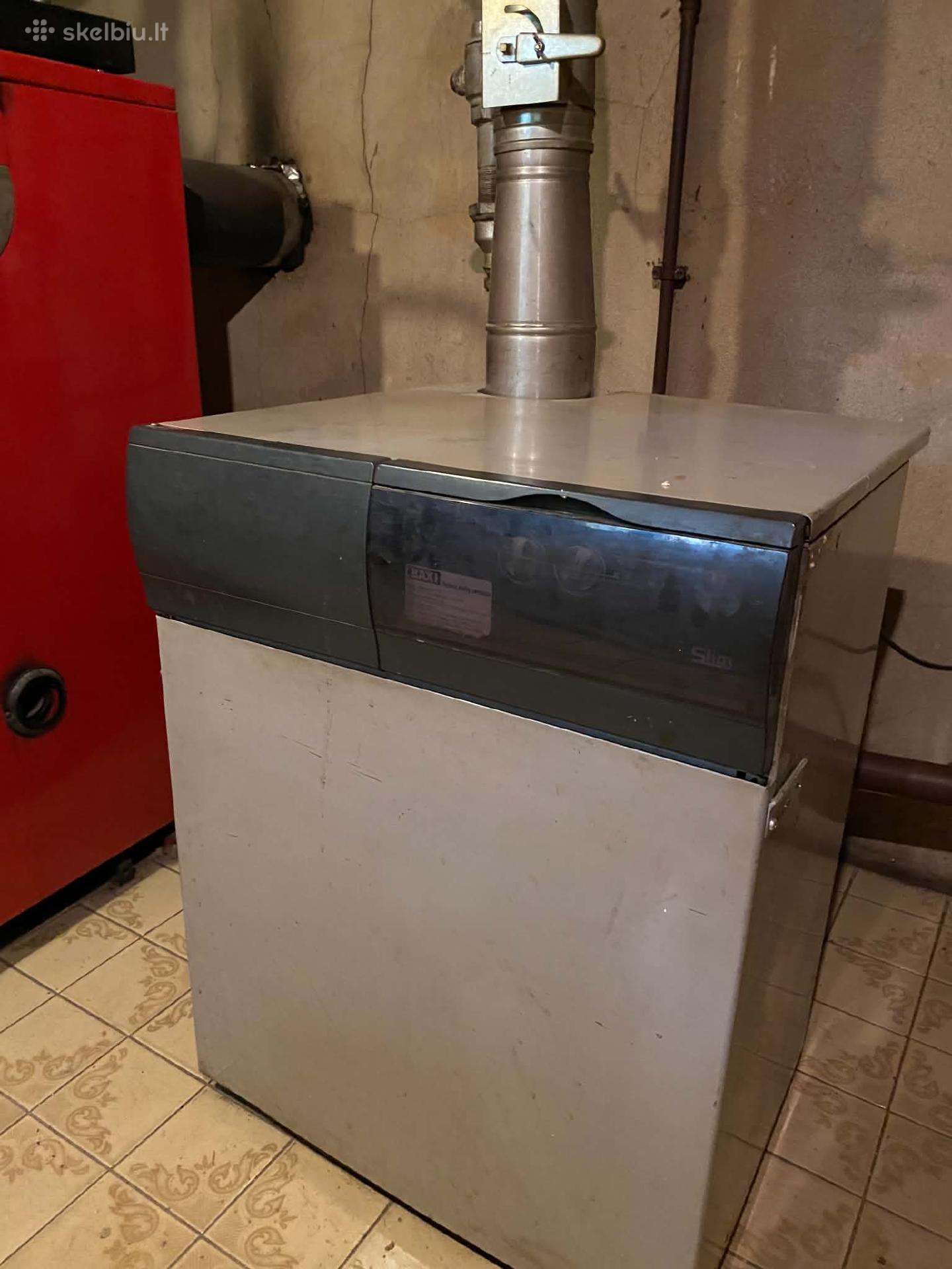 Parduodu naudotą pastatomą dujinį katilą Baxi Slim
