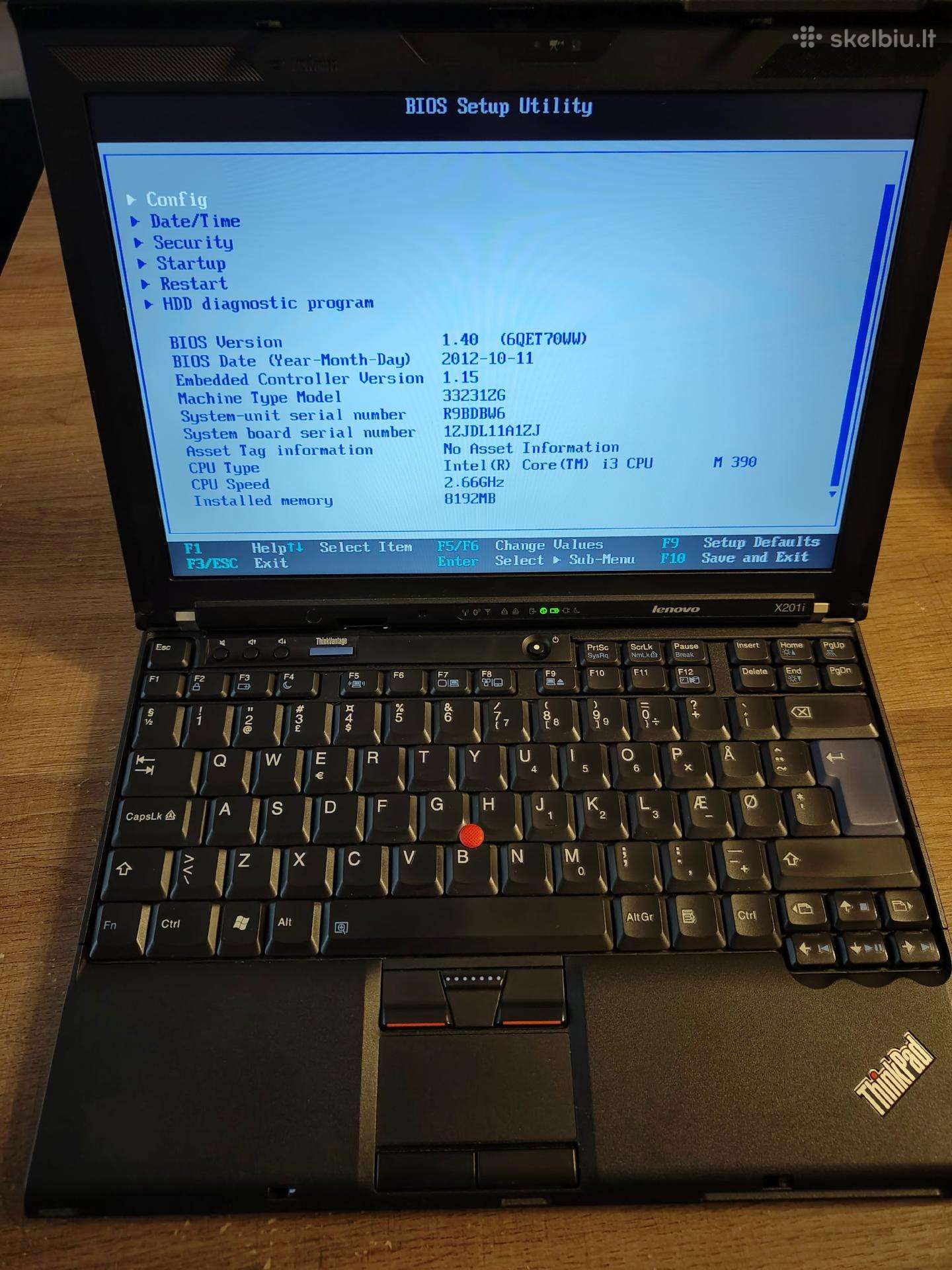 Lenovo Thinkpad X201i