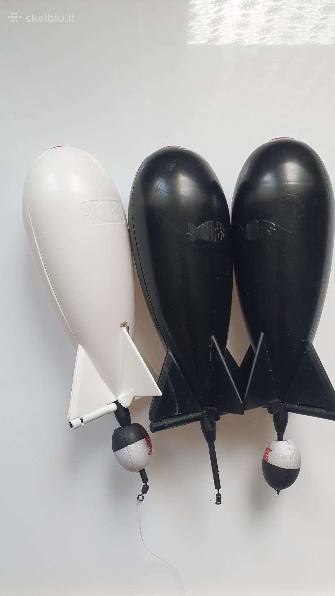 Originalios Spomb šėrimo raketos žvejybai (3 vnt.)