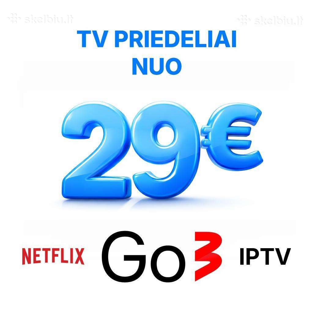 Android TV Priedėliai Nuo €29 - Go3 Telia Iptv
