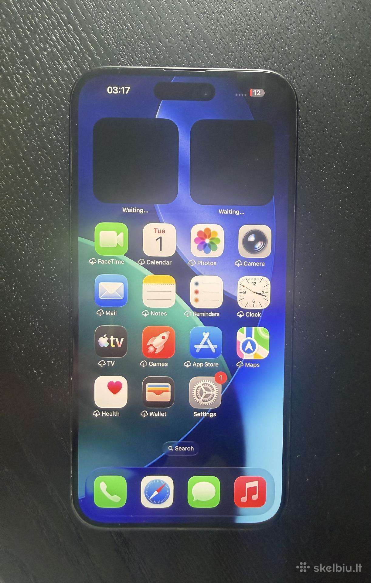 iPhone 15 Plus 128gb Juodas