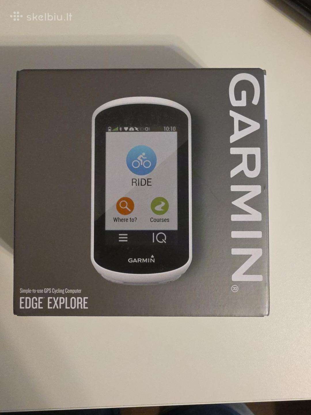 Naujas Garmin Edge Explore GPS dviračiui