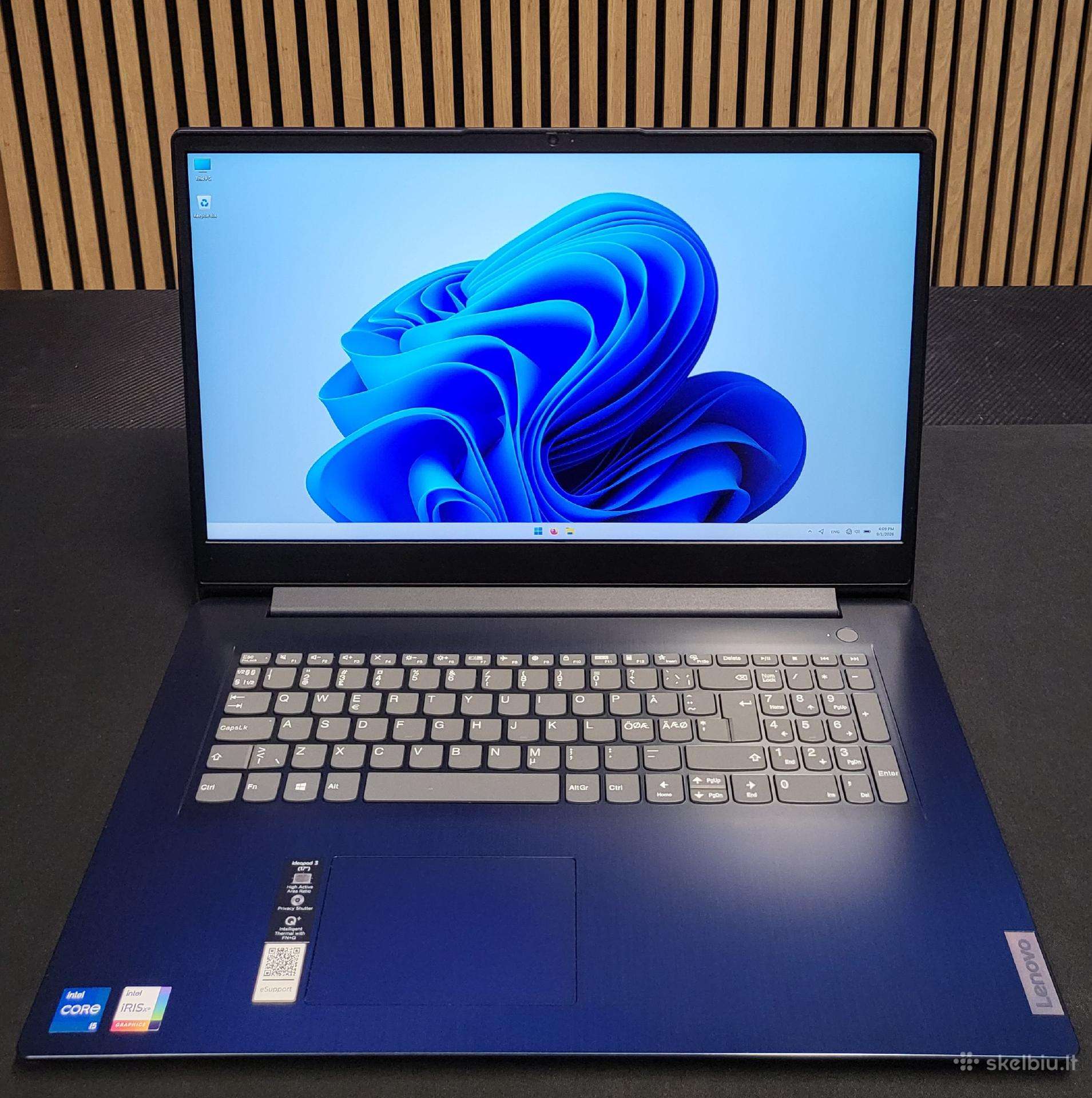 Lenovo 17 colių Fhd / i5 1135g7 / 12 GB Ddr4/ Nvme