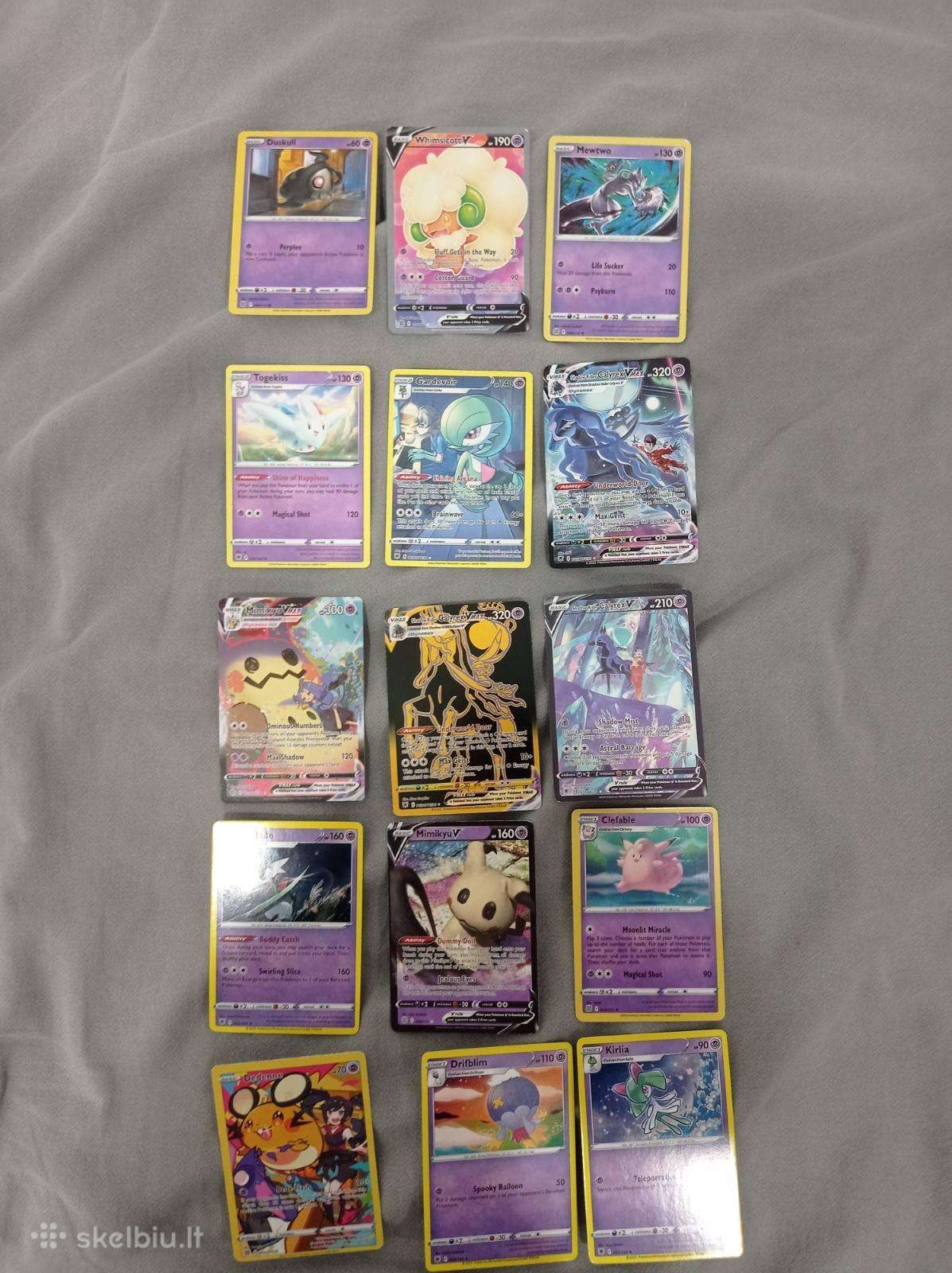Pokemon kortelės