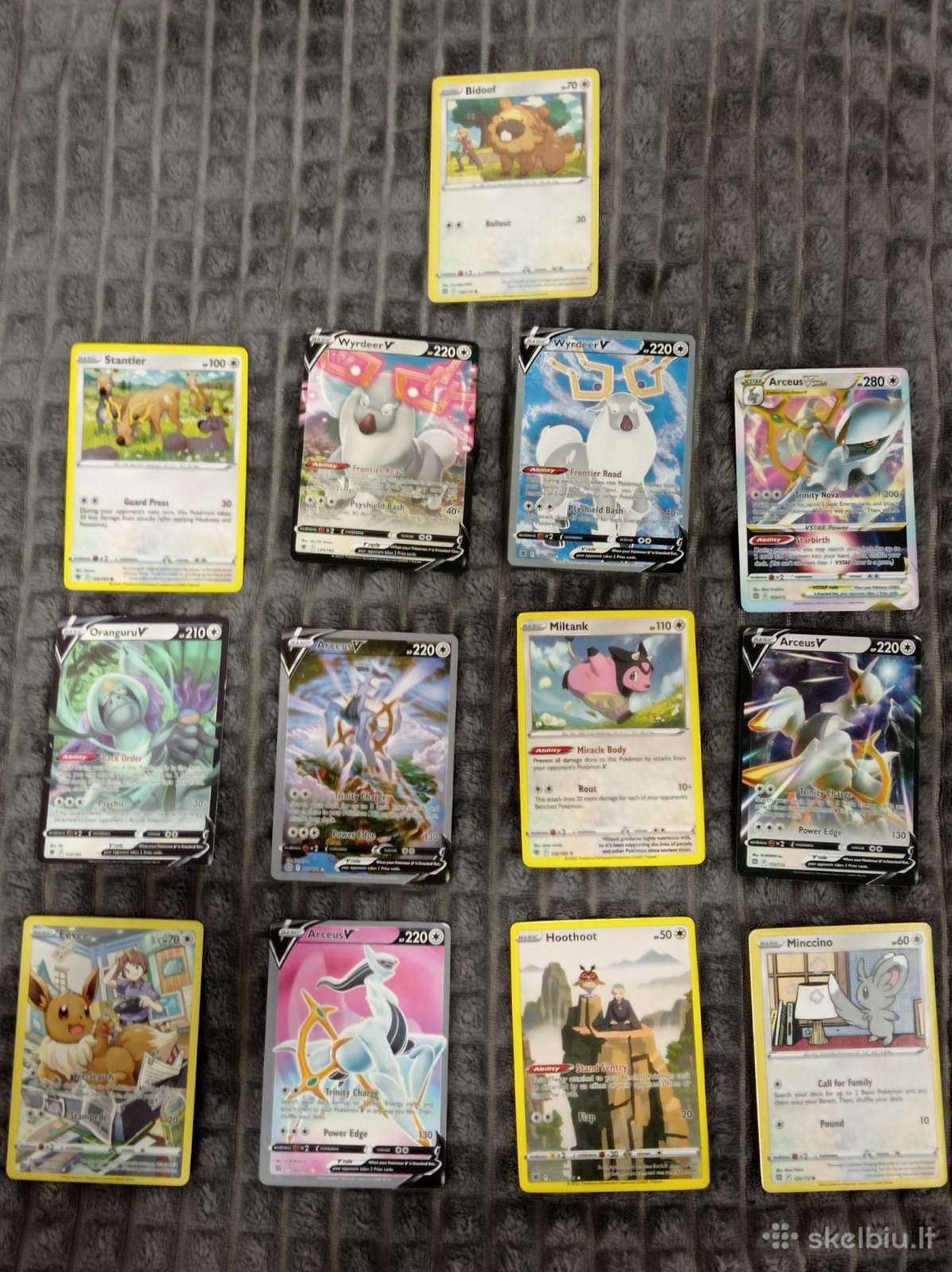 Pokemon kortelės