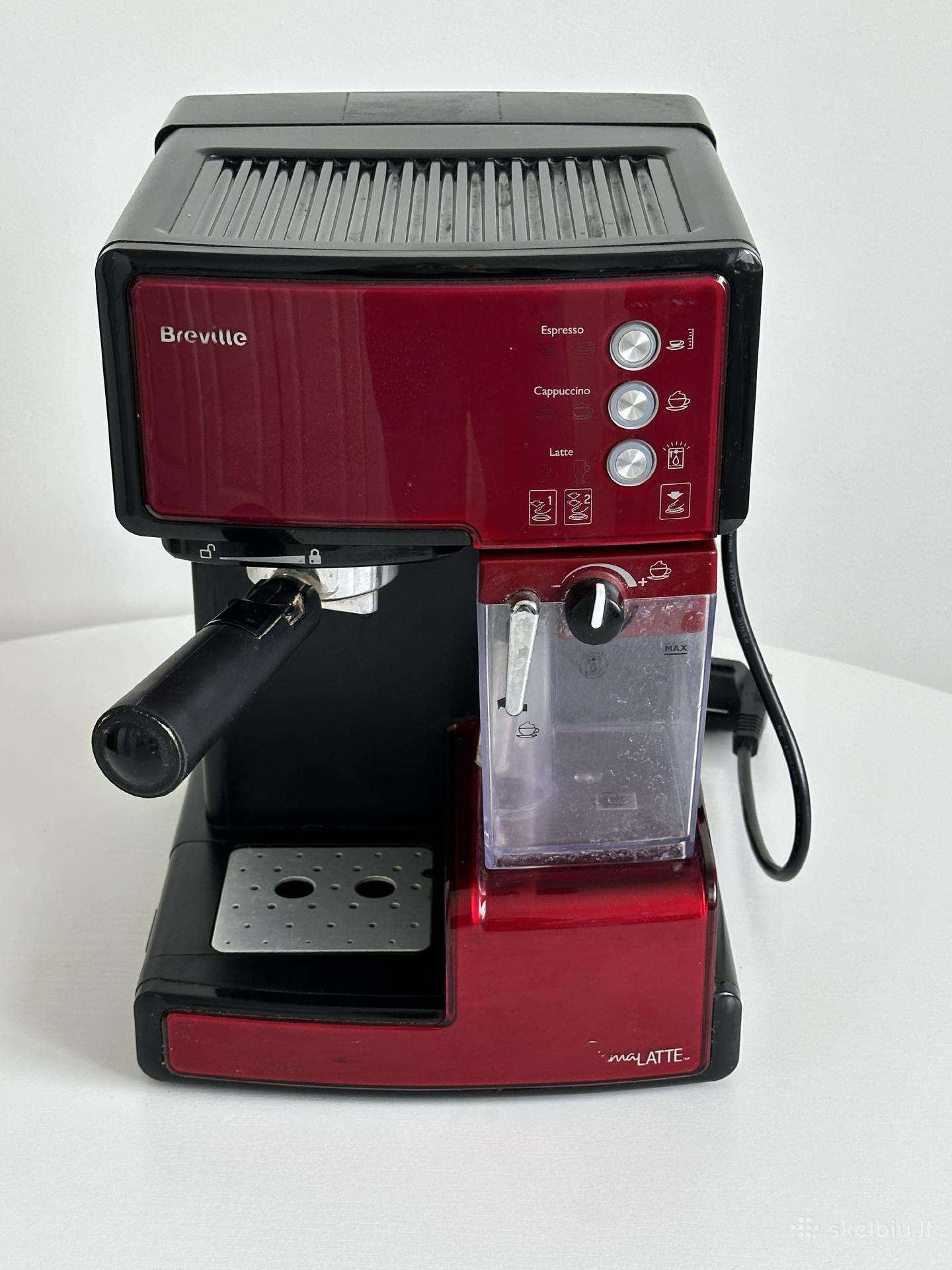 Pusiau automatinis Breville kavos aparatas