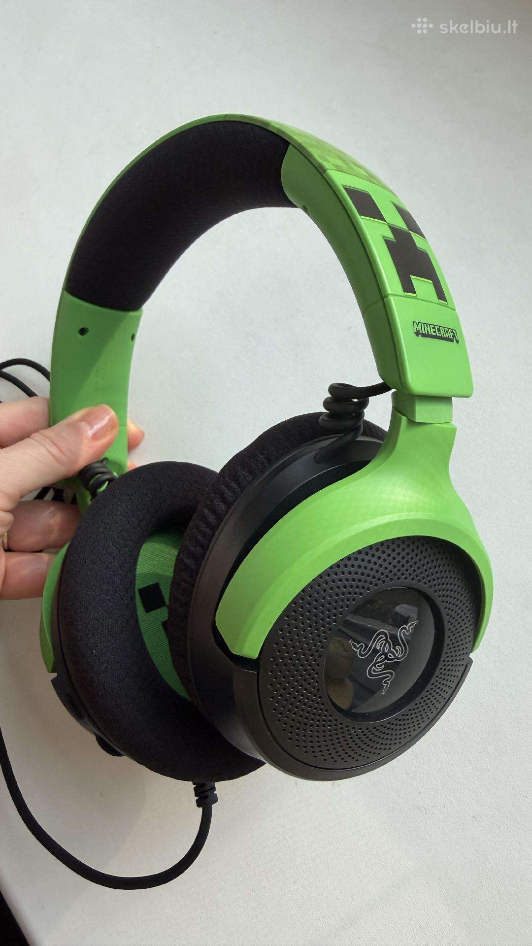 Razer Kraken V4 X Minecraft Edition ausinės