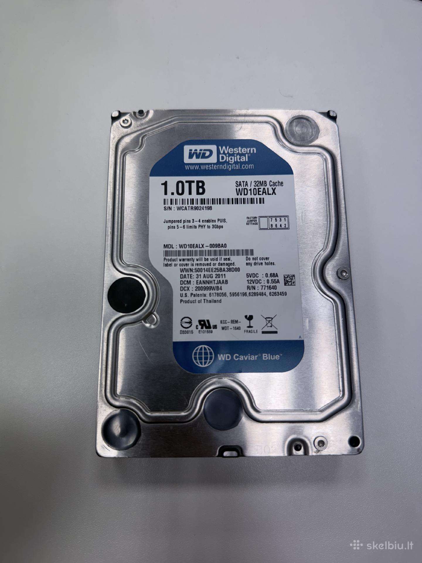 HDD Sata 3.5 1 TB Wd