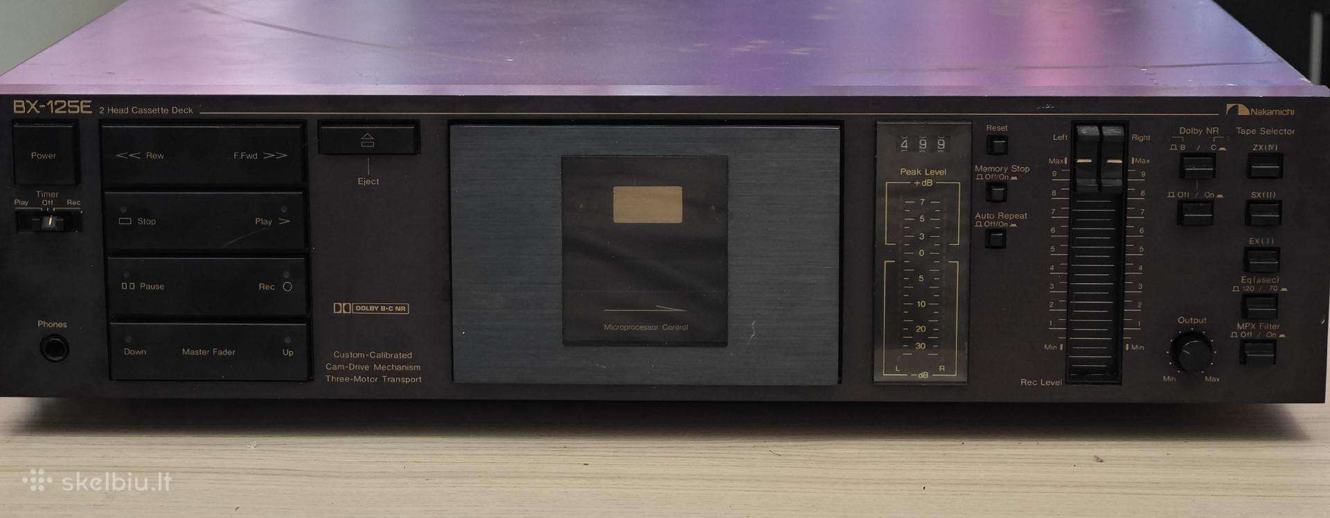 Nakamichi Bx-125e tape deck kasečių deka