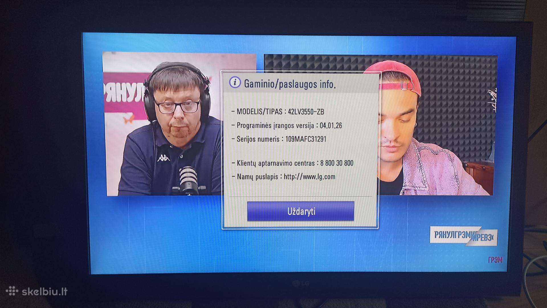 107 cm LG 42lv3550