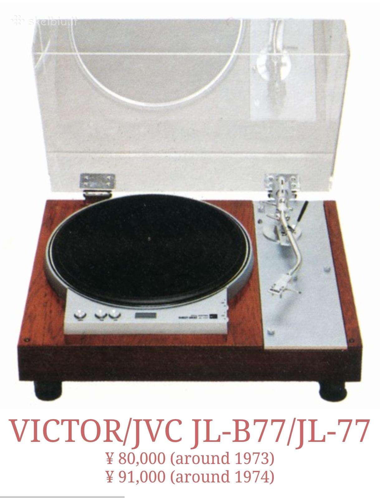 Victor Jl-b77 plokštelių grotuvas