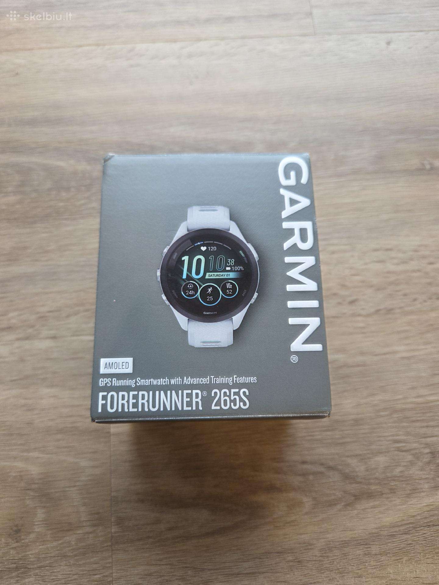 Garmin Forerunner 265s, 010-02810-14, baltas