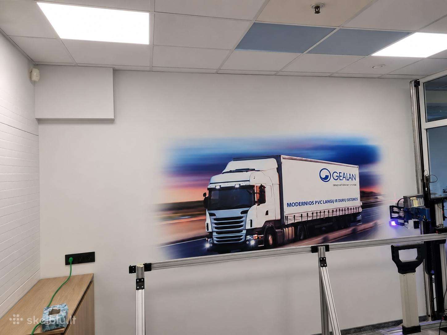 Parduodamas wall printer verslas