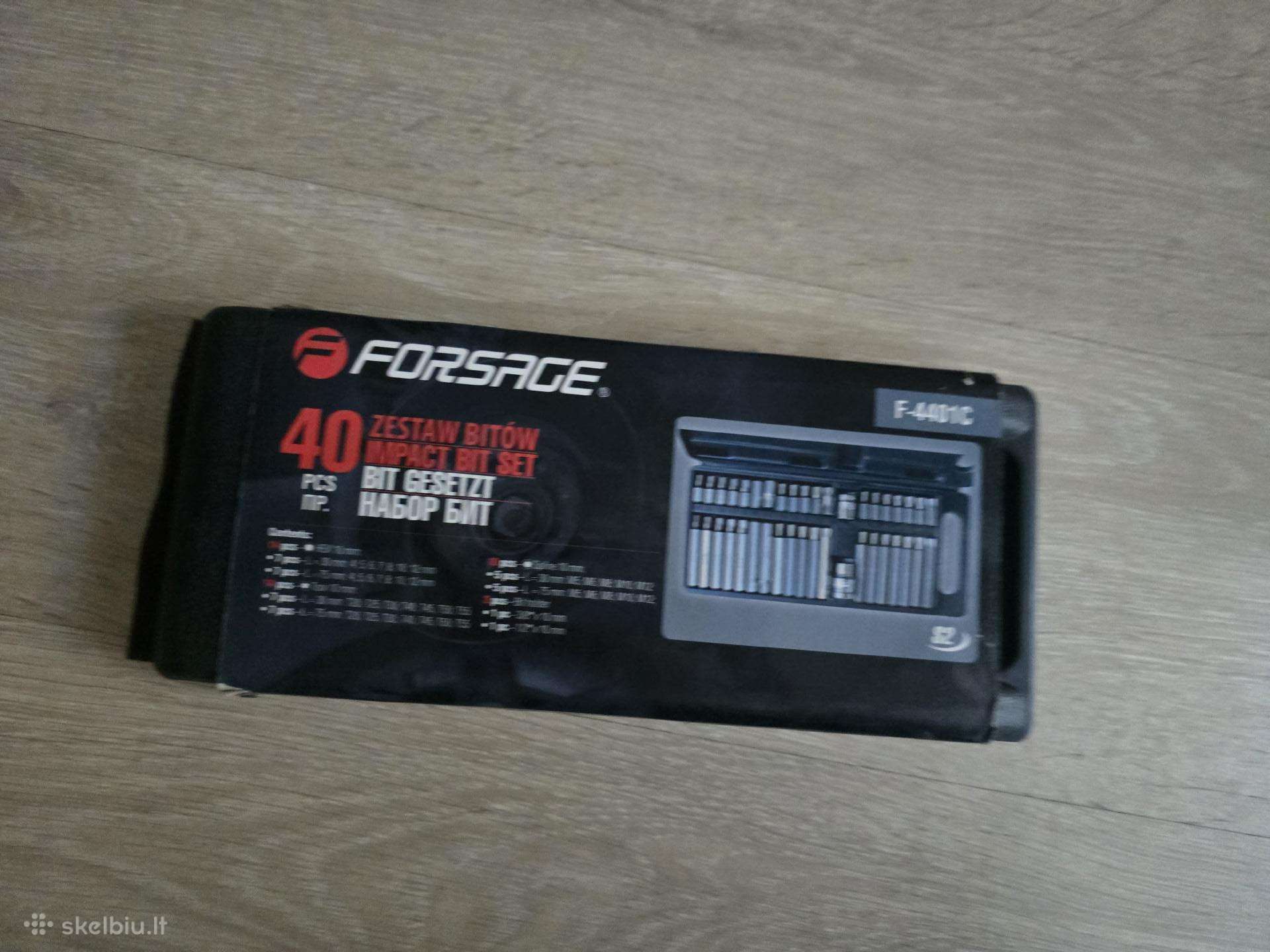 Forsage F-4401c 40 dalių antgalių rinkinys