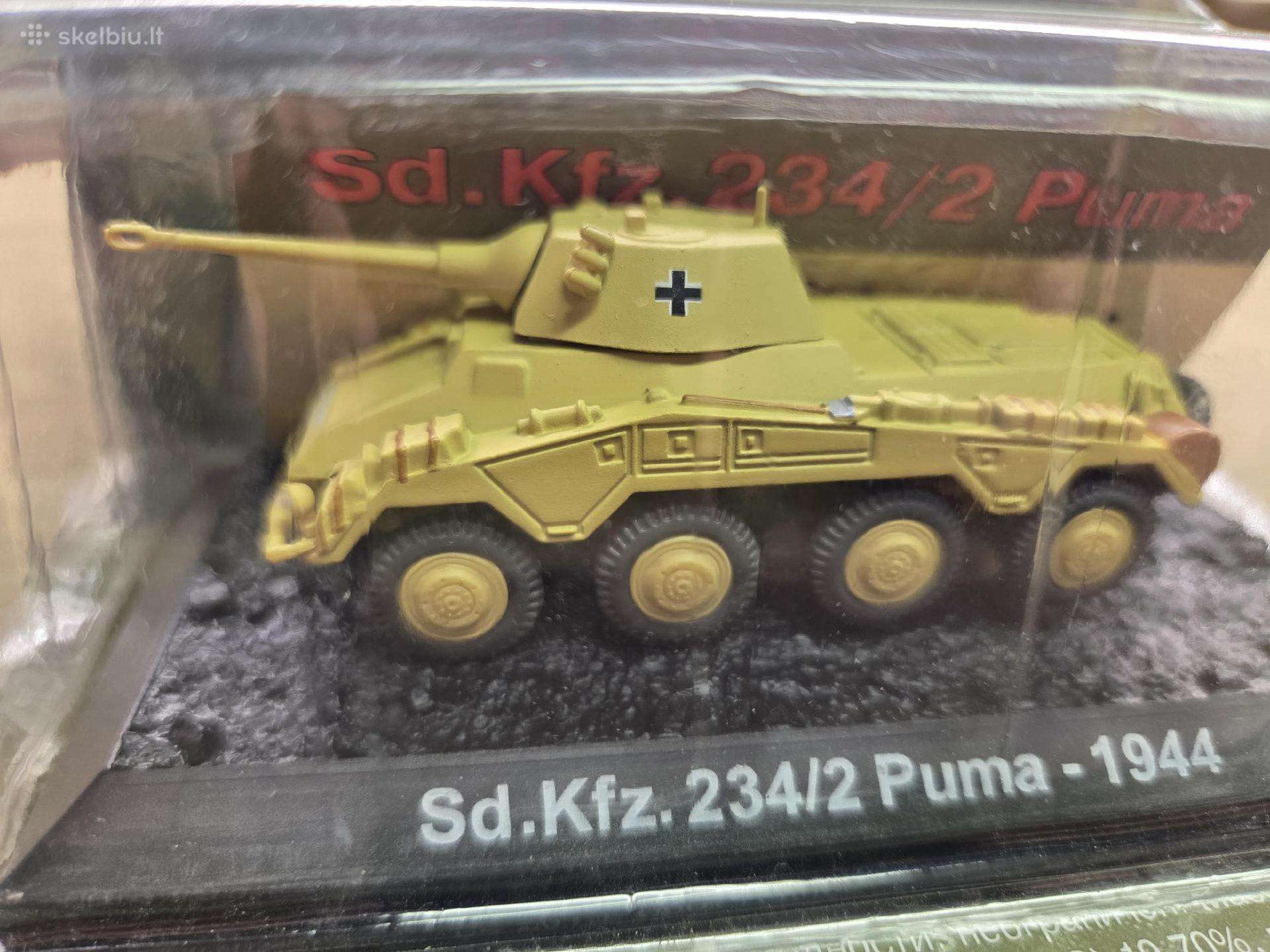 Tigras, T-34, Pantera V, Kv-1 ir kt.