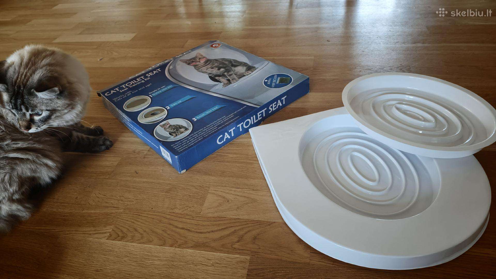 Kačių mokymo naudotis unitazu sistema / Cat Toilet