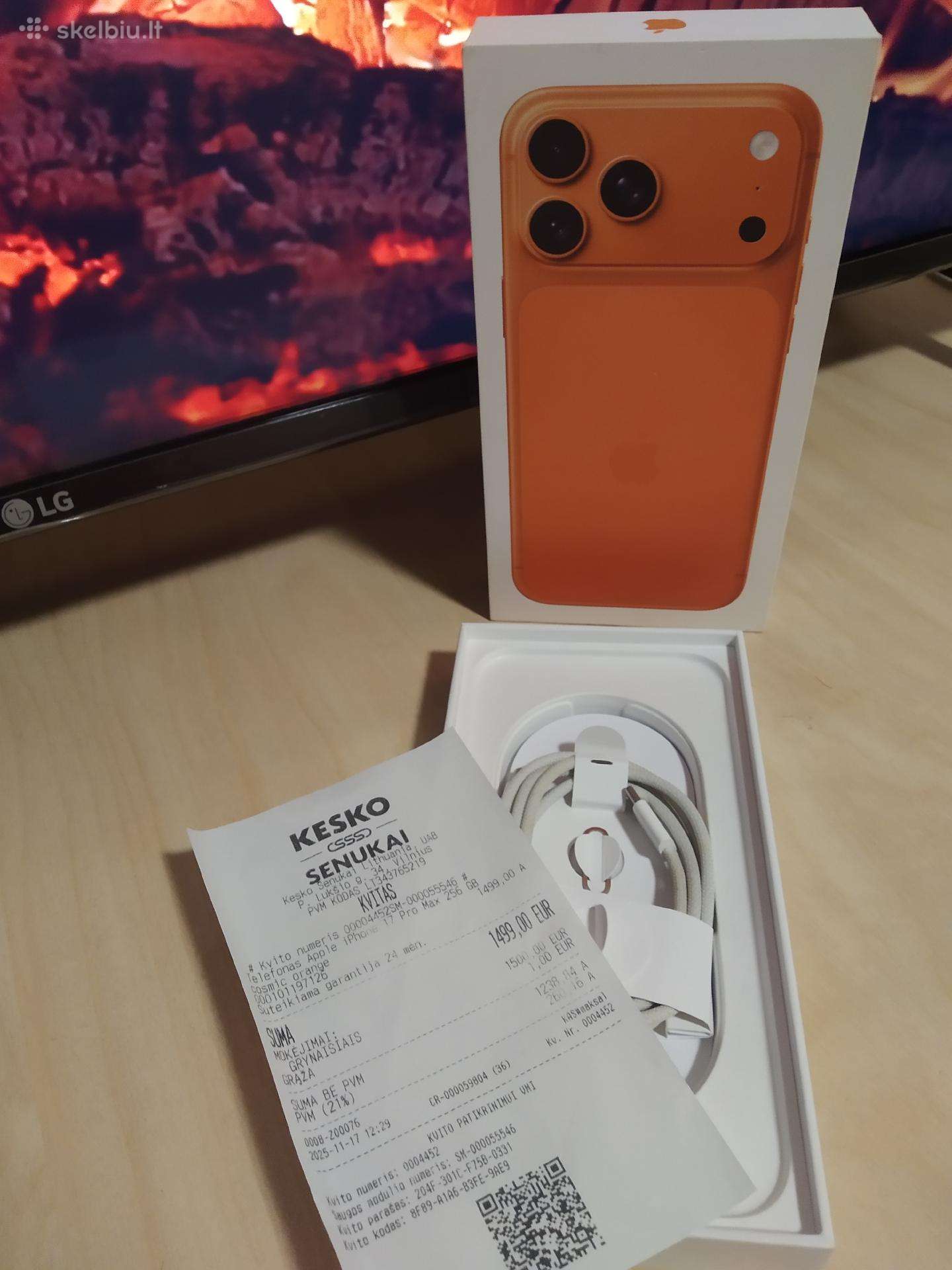 iPhone 17 Pro Max 256 GB Orange