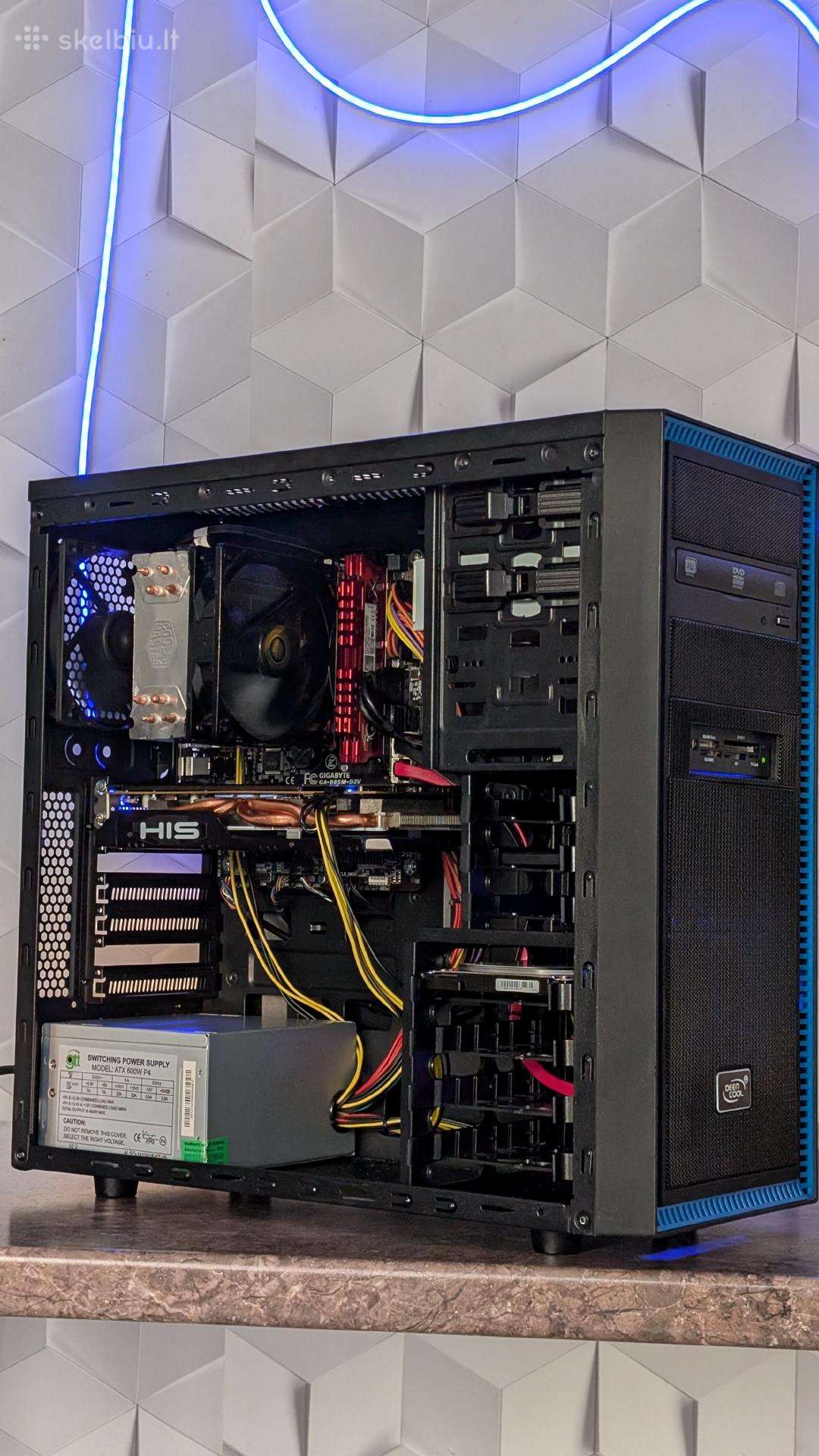 Žaidimų Kompiuteris i7-4770k / Rx 580 / 16gb RAM