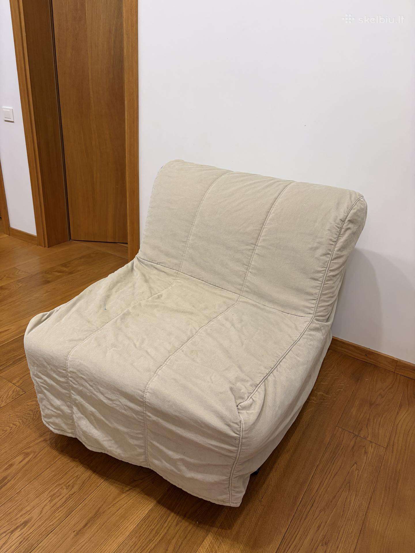 Ikea Lycksele vienvietis išskleidžiamas fotelis