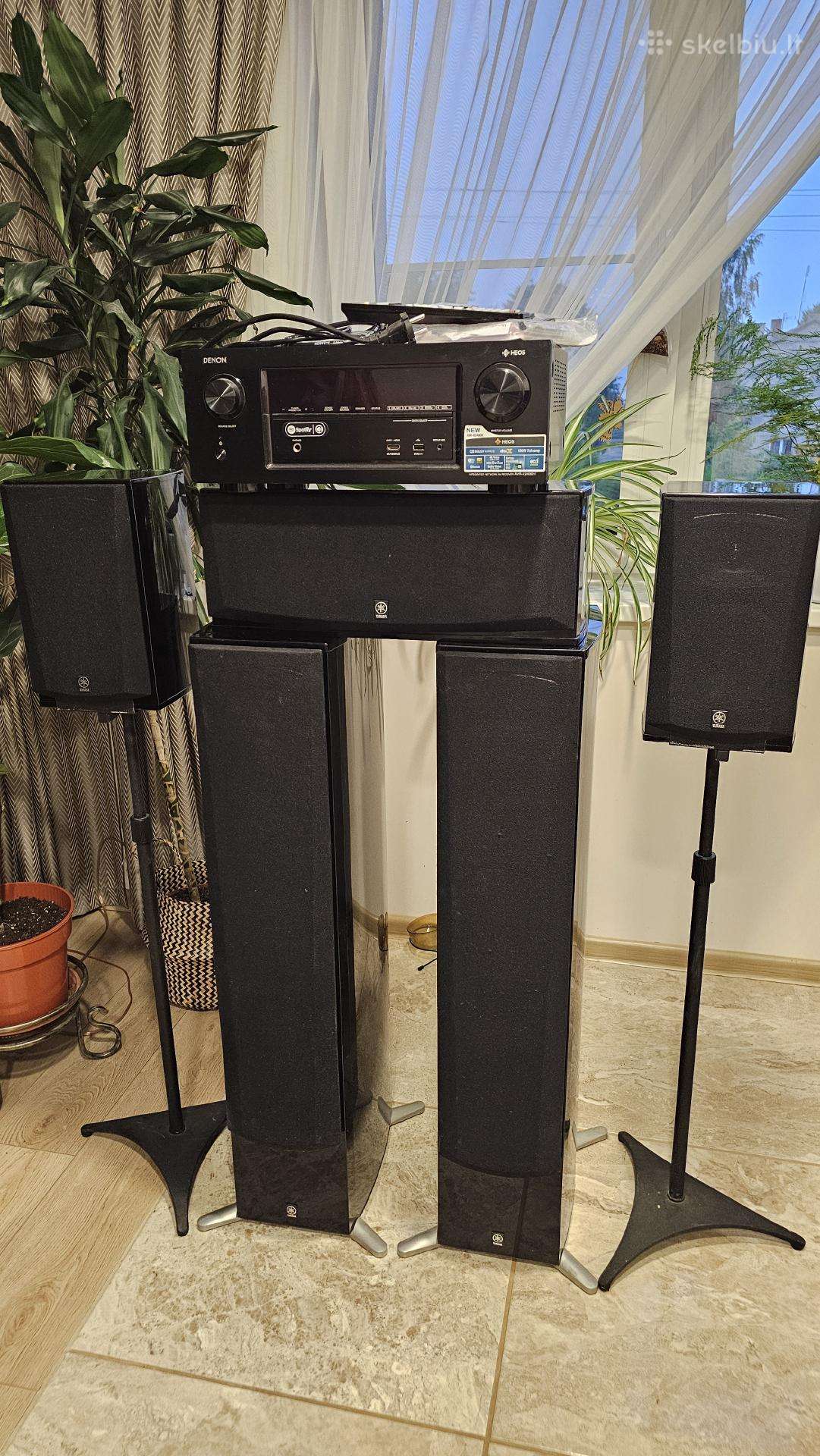 Denon X2400 ir Yamaha 5.0