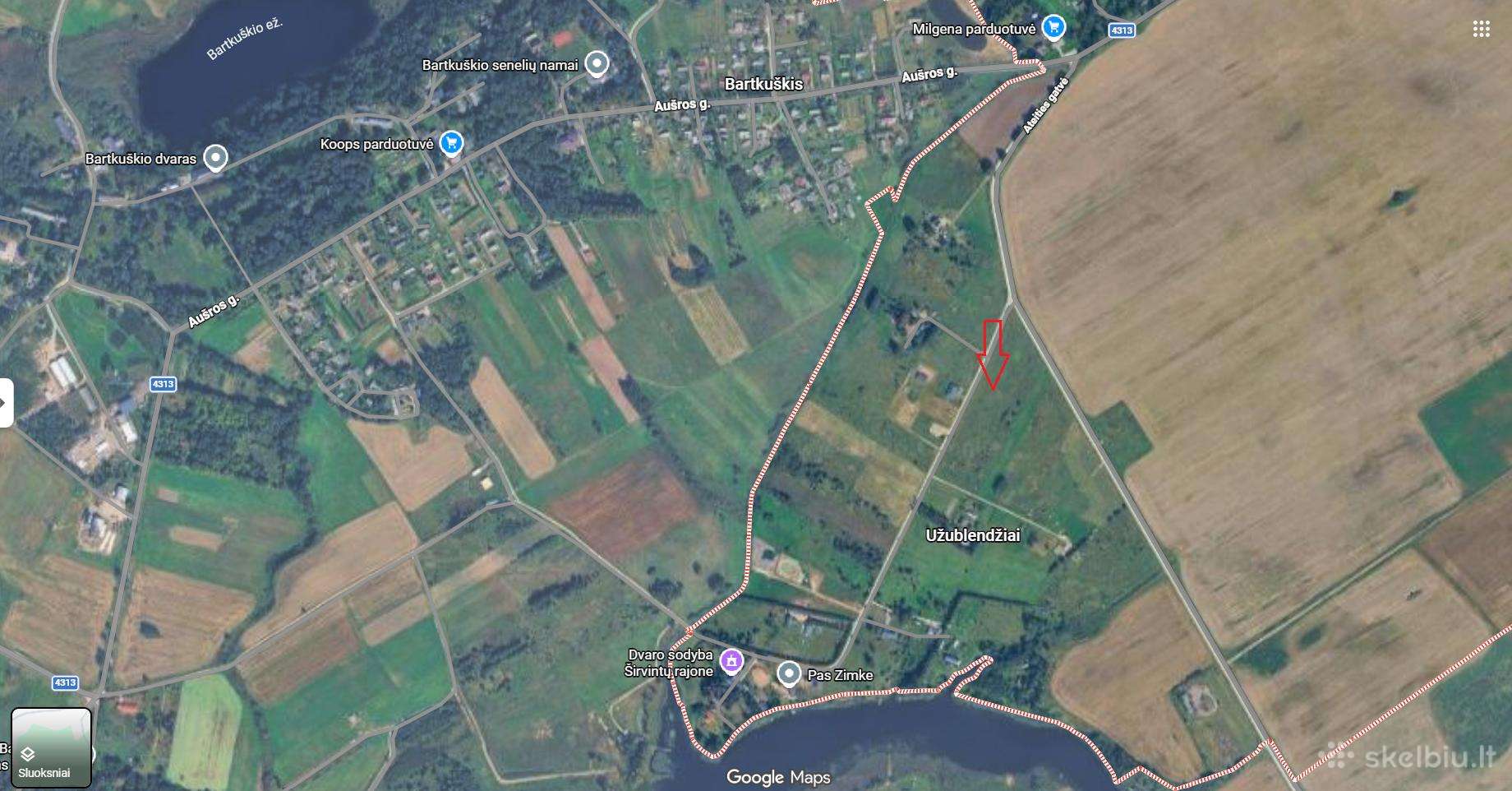 Širvintų raj. parduodami namų valdos sklypai