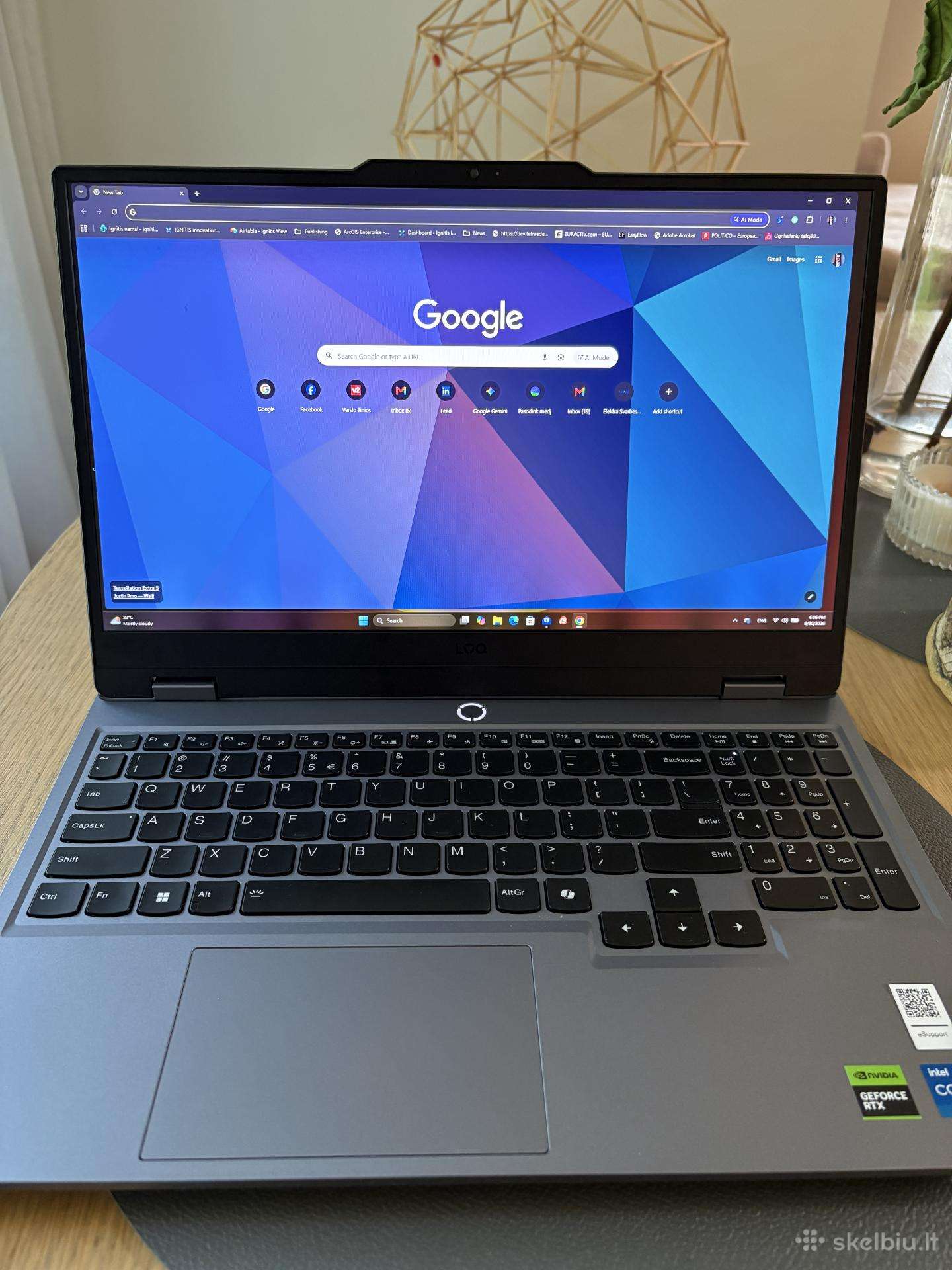 Lenovo Loq 15iax9 Žaidimų Nešiojamas Kompiuteris