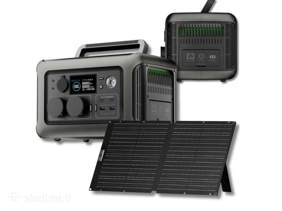 Jėgainės komplektas Allpowers R600 saulės Pv panel