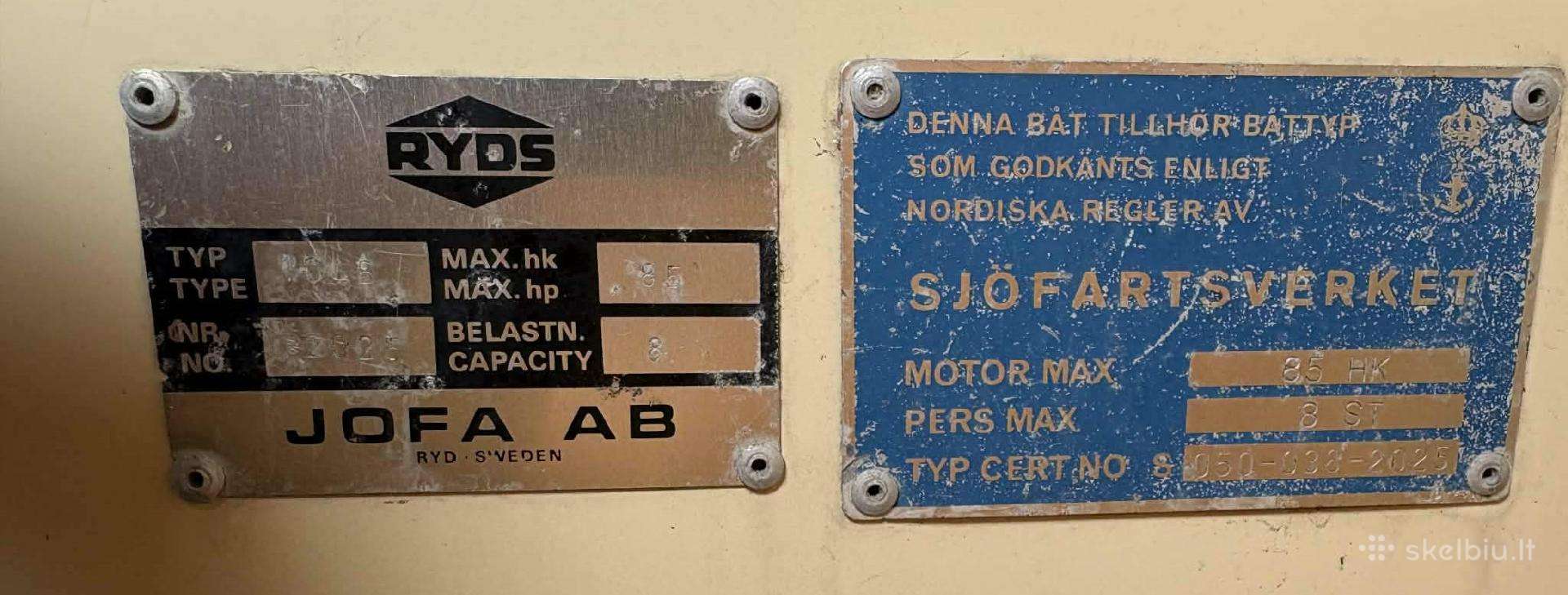 Švedija Rydc Natica, яхты / катера