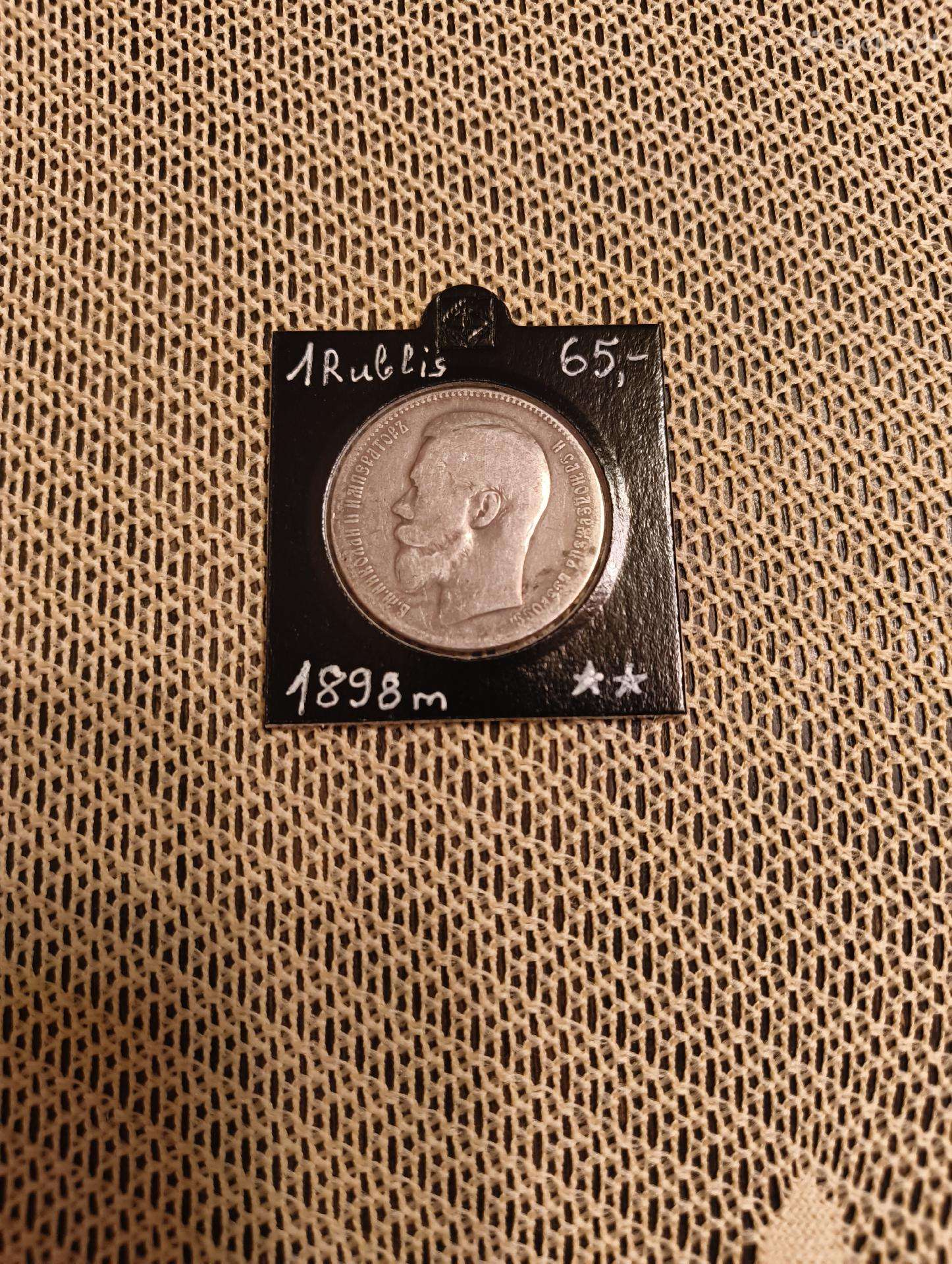 Sidabras 900. Caro Rublis.originalas. Apyvartinė