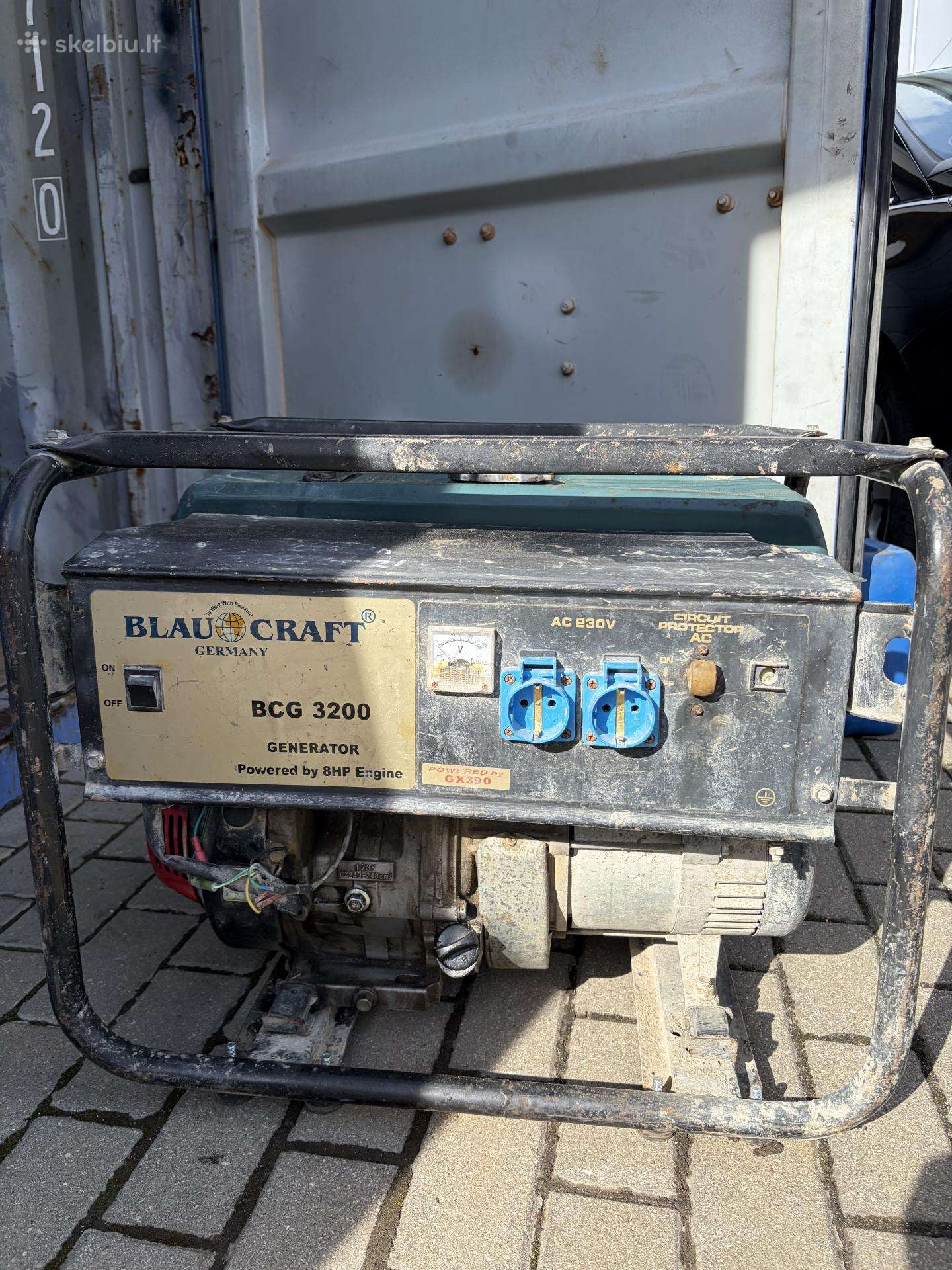 Generatorius Blau Craft Bcg 3200 vandens siurblys