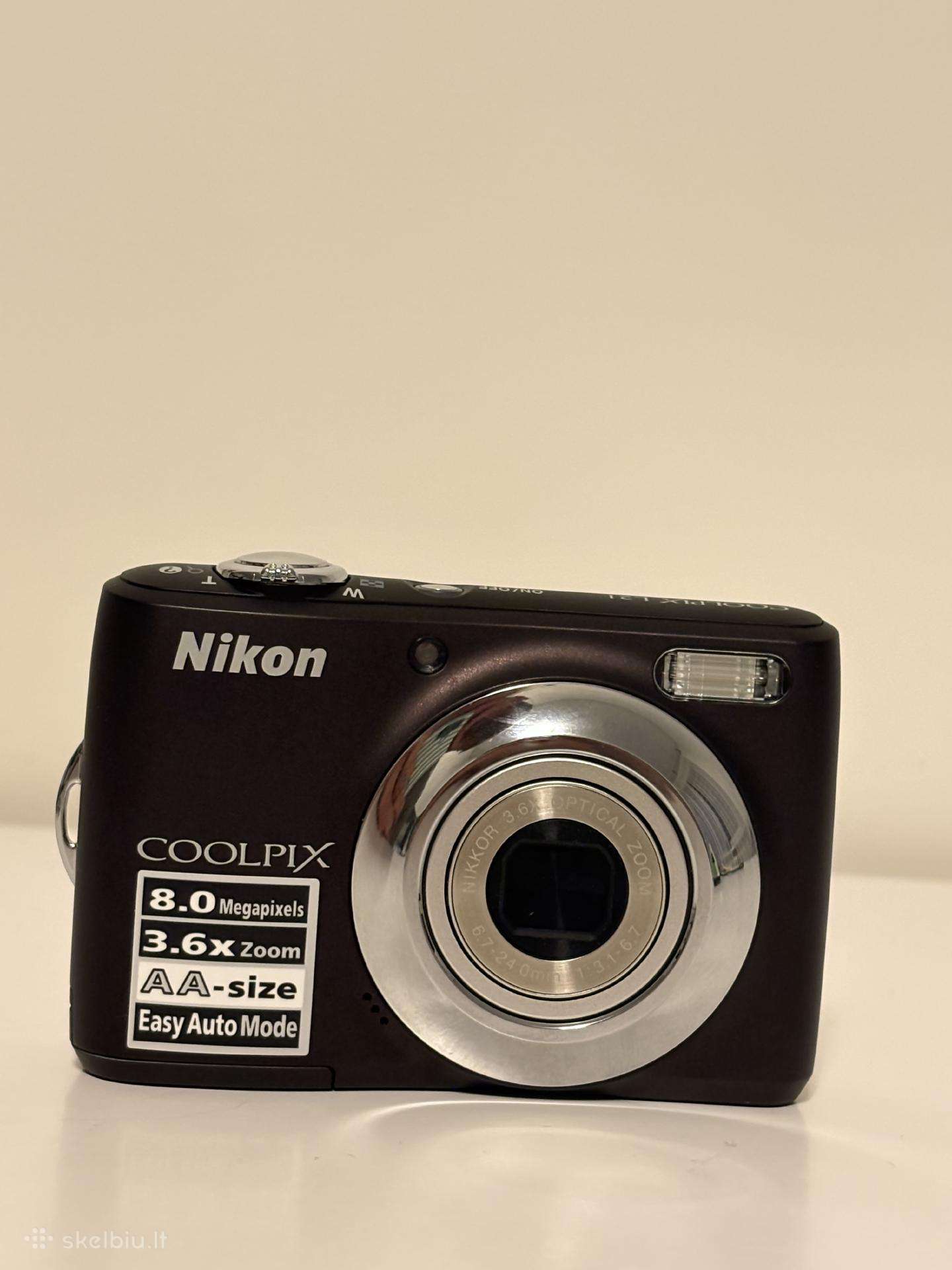 Nikon Coolpix L21 skaitmeninis fotoaparatas.