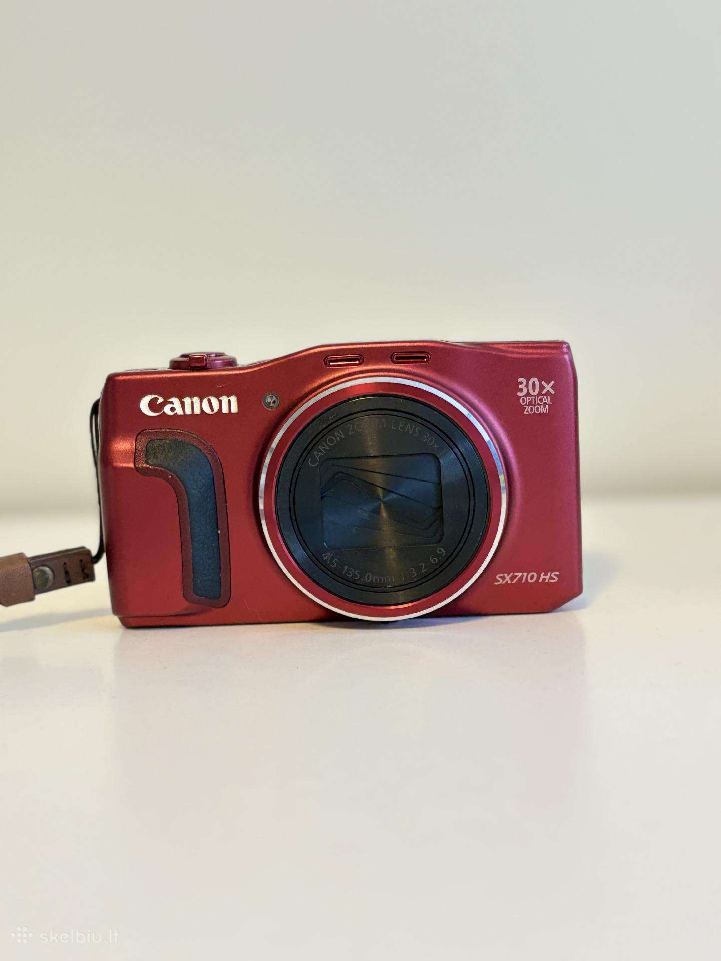 Canon Sx710hs skaitmeninis fotoaparatas.